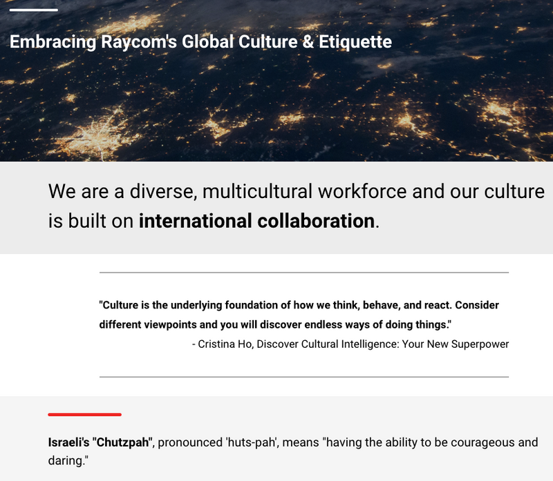 Example of a training module on a mobile device.